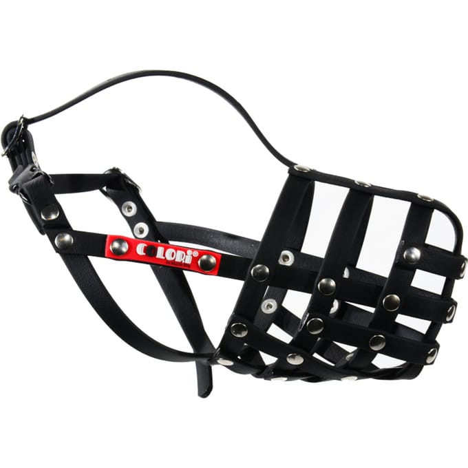 COLORI® Herder muilkorf M, zwart maat 5 hond