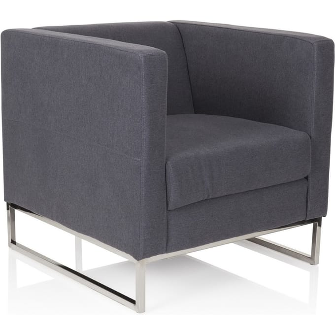 BARBADOS | 1-Zits - Gestoffeerde fauteuil Donkergrijs