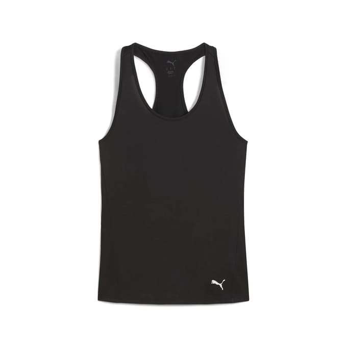 PUMA W TAD ESSENTIAL Racerback Tank Dames Sporttop - Puma Black