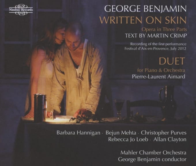 Barbara Hannigan, Bejun Nehta, Christopher Purves, Rebecca Jo Loeb, Allan Clayton - Benjamin: Written On Skin | Duet (CD)