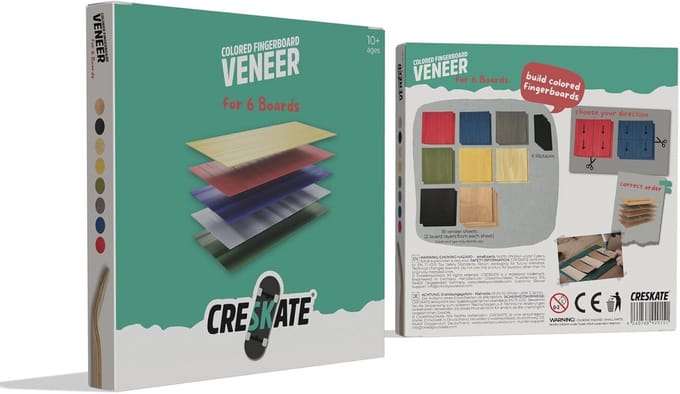 Gekleurde MDF Platen voor Zelfgemaakte Fingerboards - 6 Sets