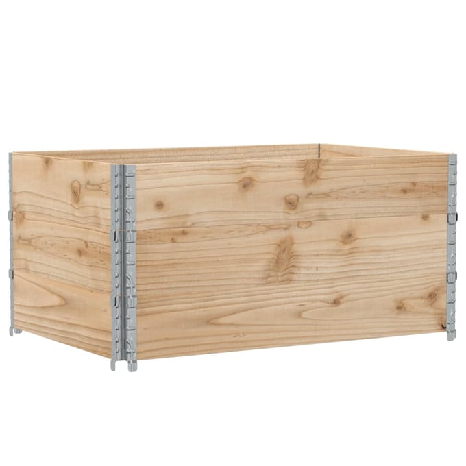 vidaXL - Plantenbak - 120x80 - cm - massief - grenenhout