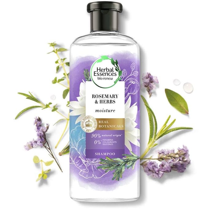 HERBAL ESSENCES Rozemarijn & Kruiden Shampoo 400 ml. 400 ml. gray