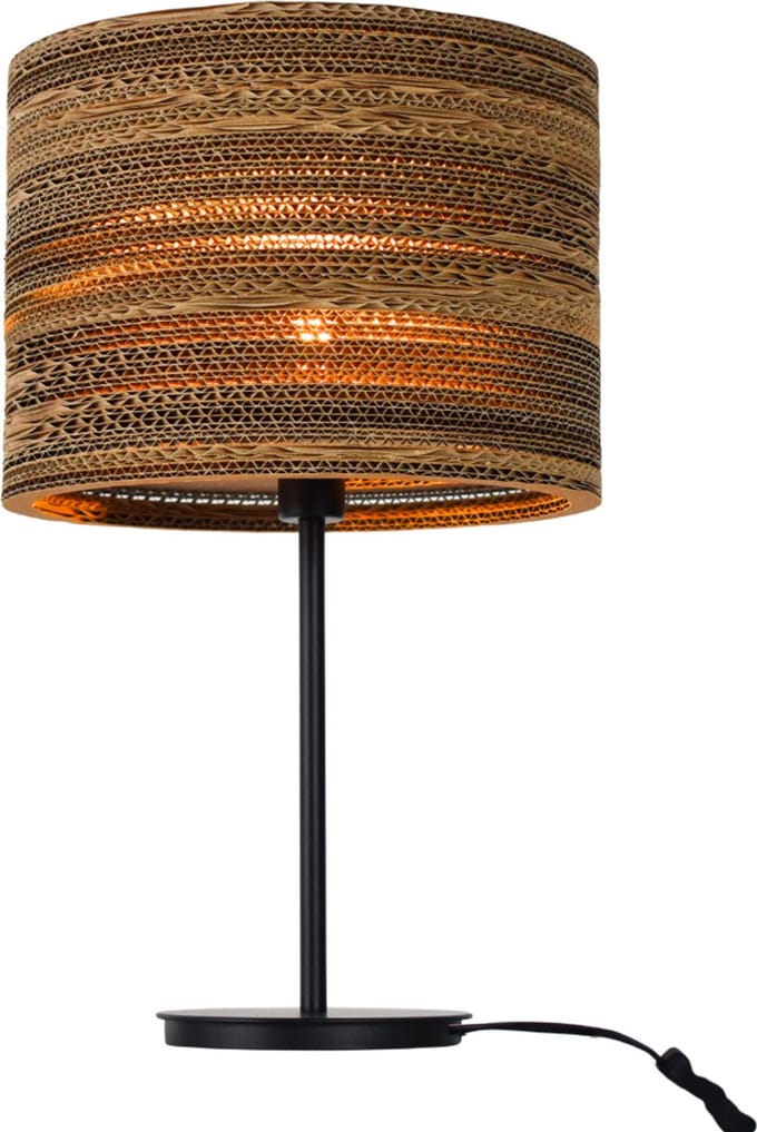 Kartonnen interlaken lamp - Diameter 26 cm | E14 - Kartent