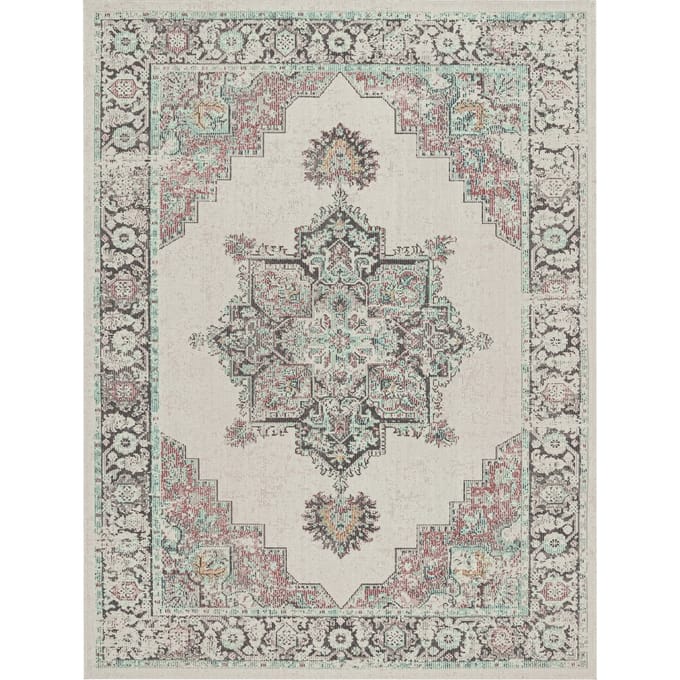 Binnen- en buitenkleed Torino beige 200 cm rond