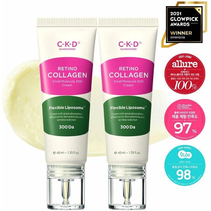 CKD Retino Collageen Small Molecule 300 Crème 1+1 Speciale Set pink