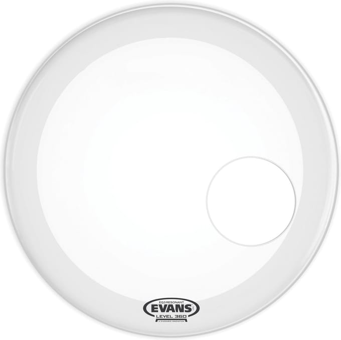 Evans EQ3 Coated wit 22", BD22RGCW bas Drum Reso - Bass drumvel