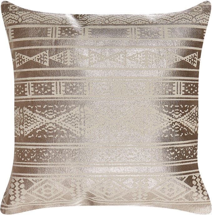 OUJDA - Sierkussen - Rosé goud - 50 x 50 cm - Katoen