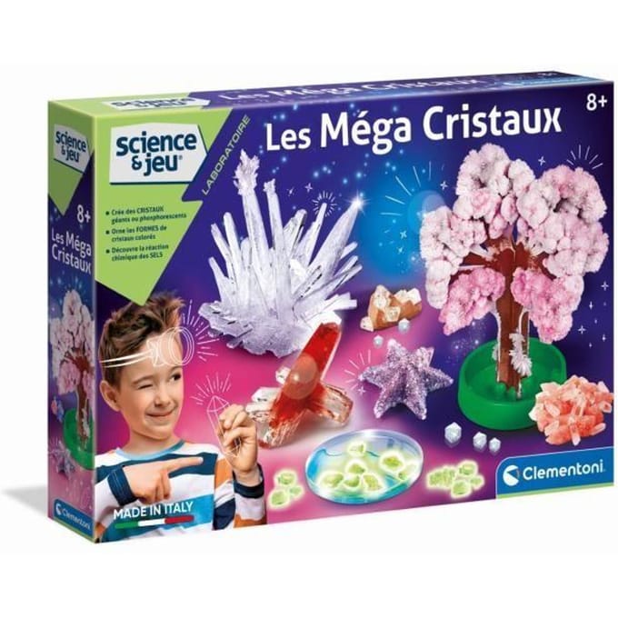 Les méga cristaux - Clementoni - Science & Jeu - Jeux Scientifiques