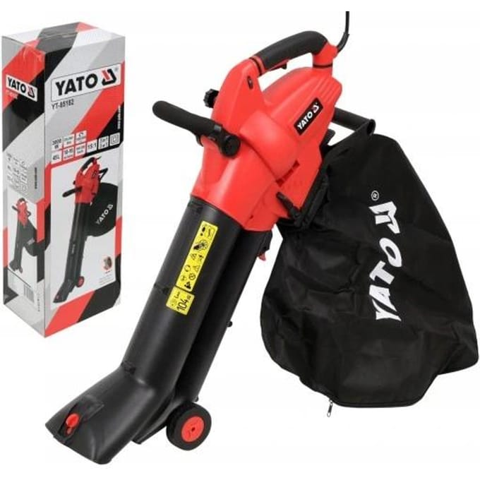 Yato Bladblazer/Stofzuiger 3000W 45L met Versnipperaar