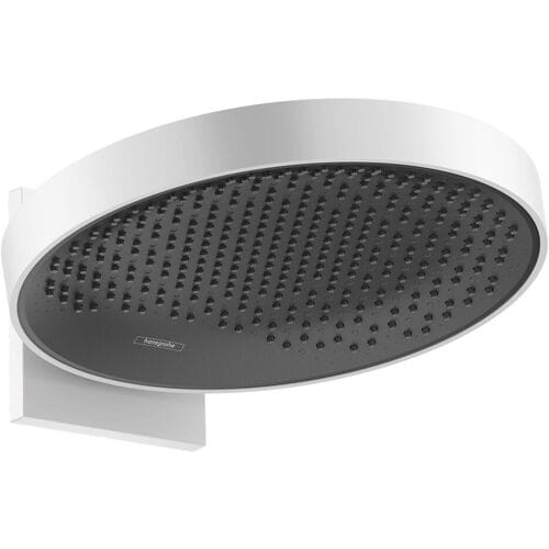 Hansgrohe Rainfinity hoofddouche - 36cm - 1 straalsoort - met douchearm - powderrain - mat wit