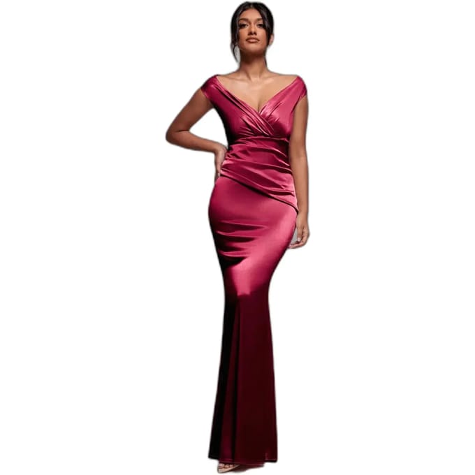Strakke damesjurk Goddiva Off The Shoulder