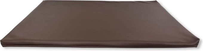 Topmast Leatherlook Benchkussen - Bruin - 60 x 45 cm - Benchmat - Benchmatras - Spatwaterdicht - Hondenkussen