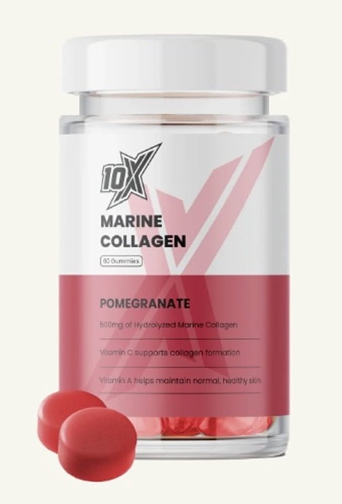 10X - Athletic - Gummies - Marine Collagen - Vitamine C - Vitamine A