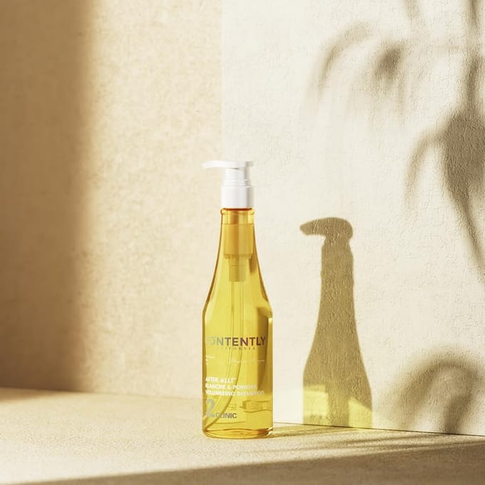 [CONTENTLY] After All Blanche & Powder Volumizing Shampoo 500ml yellow