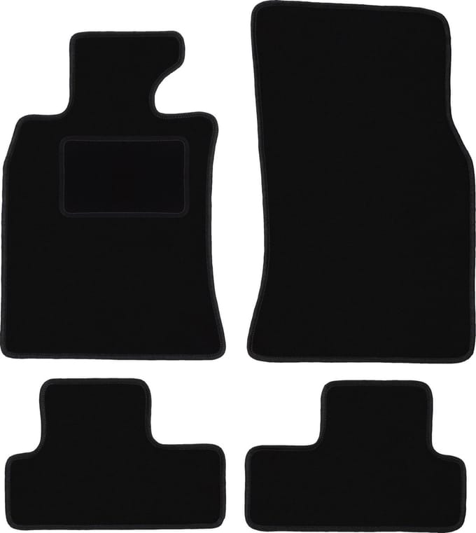Zwarte veloursmatten voor: Mini Cooper R56 hatchback (2006-2013)