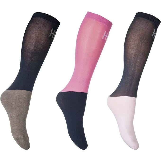 Microcotton Rij sokken HKM (x3)