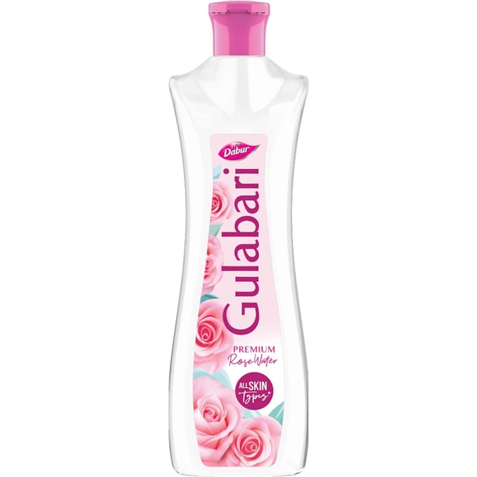Dabur Gulabari Premium Natuurlijk Rozenwater 400 ml | Hydraterende Geichtoner & Milde Huidreiniger white