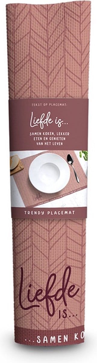 Trendy Placemat  Liefde is
