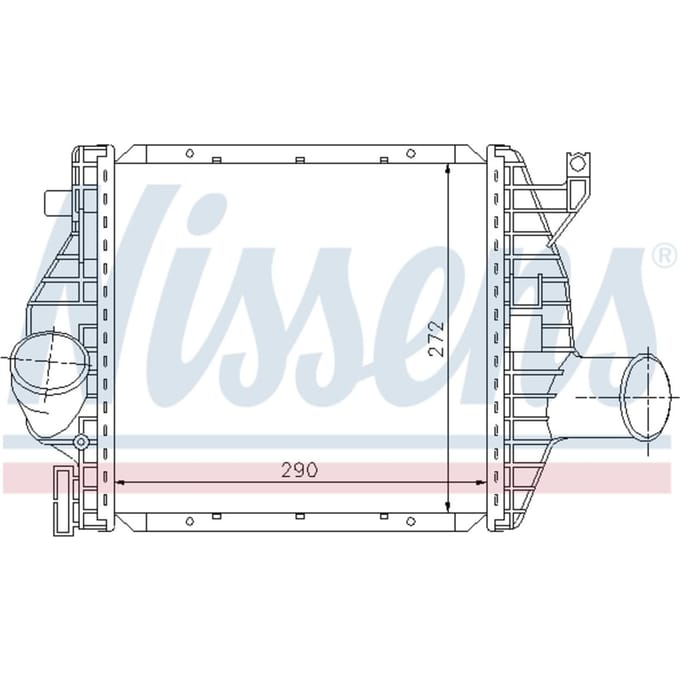 Intercooler NISSENS 96843
