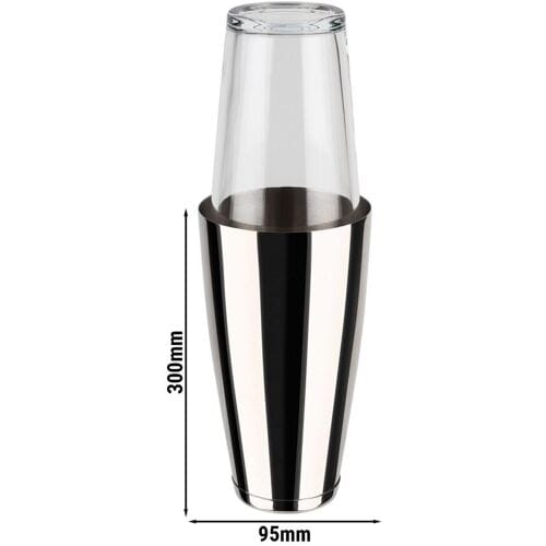 GGM Gastro (6 Stück) Boston Shaker - 2-teiliges Set - 0,7 Liter