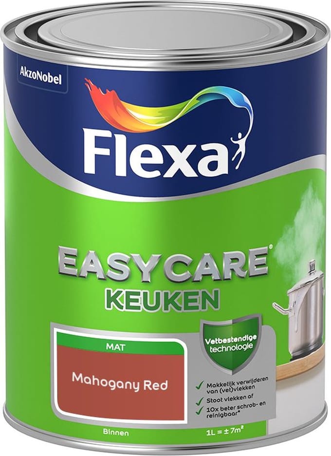 Flexa - Easycare Keuken - Mahogany Red - Mengverf - 1 L
