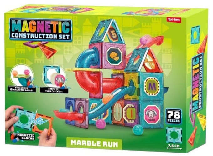 Magnetic Construstie set knikkerbaan