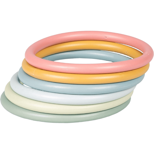 Little Dutch Activiteitenringen Set - 6 stuks, Multikleur