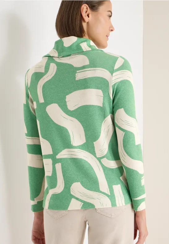 Gemêleerd shirt met patroon
