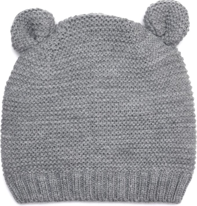 Sarlini - Baby Muts Grijs met Oortjes Wintermuts - 0 tot 6 mnd