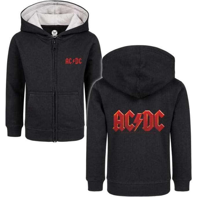 AC/DC Kinder vesten voor kinderen - Logo - voor Kinderen - zwart