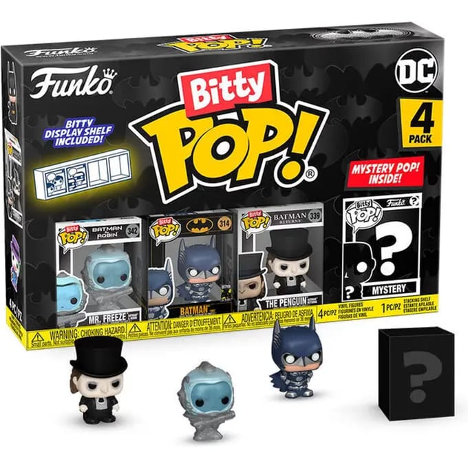Figurine bitty pop dc comics batman 85e verjaardag mr. Freeze Funko Blister 4 (x4)