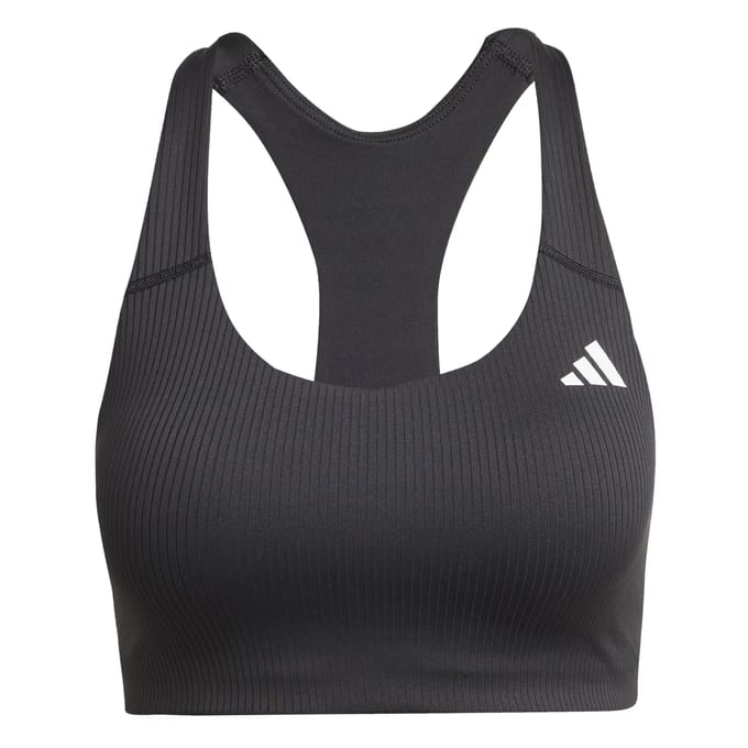 Geribbelde beha met gemiddelde ondersteuning voor vrouwen adidas PowerReact
