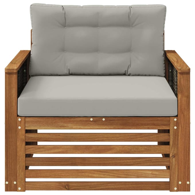 vidaXL - Buiten - Midden - Sofa - Naturel
