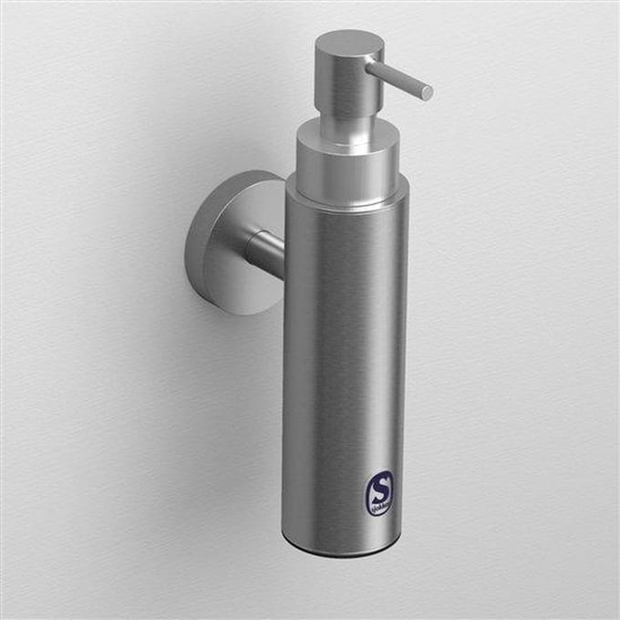 Clou - Sjokker Zeepdispenser 100cc, Wandmodel, Rvs Geborsteld