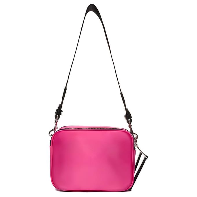 Versace Jeans Couture Logo Polyester Enkele Schouder Crossbody Tas Dames tassen Magenta E1VVBBT1-71420-401 Basic Set (Bag+Dust Bag) pink