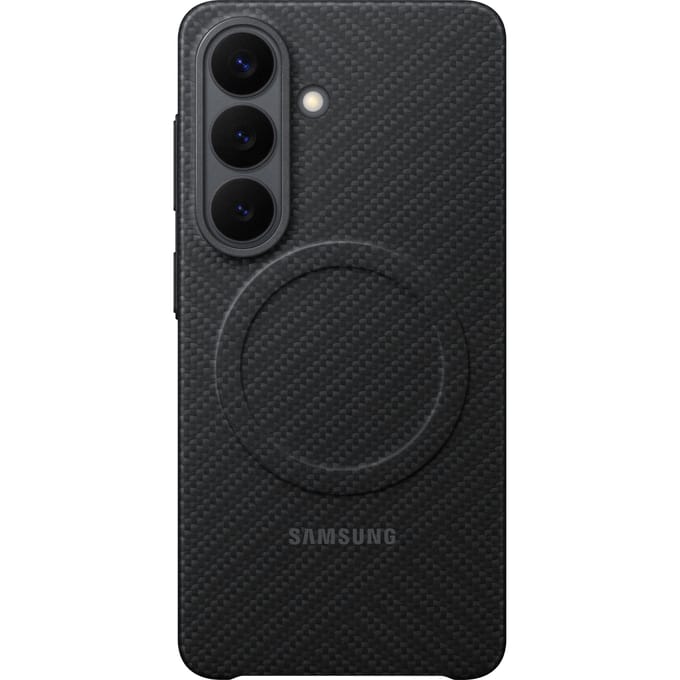 Samsung Galaxy S26 Carbon Back Cover met Magneet Zwart