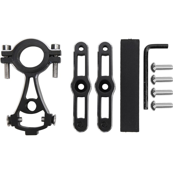415 Fiets Dubbele Bidonhouder Adapter Stuur Zadelpen Bidon Converter black
