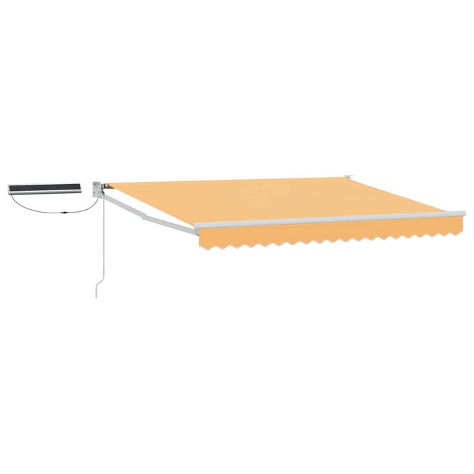 vidaXL - Elektrisch - Uitschuifbare - Zonneluifel - Zand - 3 - x - 2,5 - m