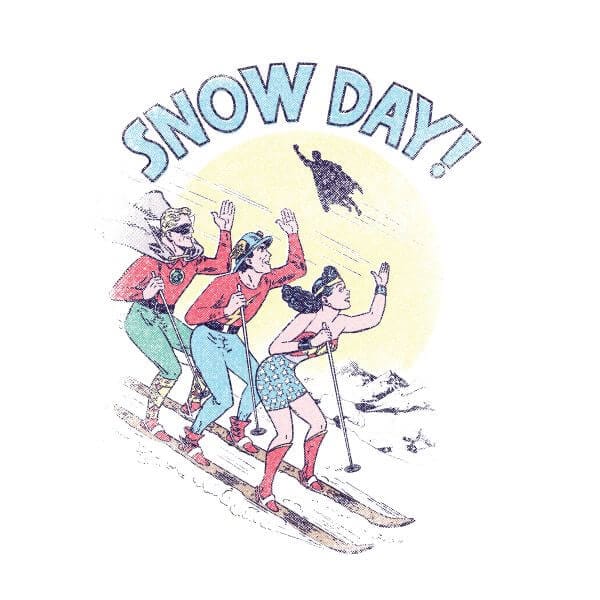 DC Snow Day! Women's Christmas T-Shirt - White - S