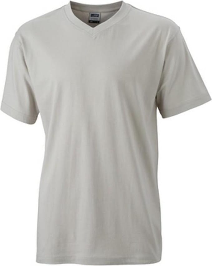 James and Nicholson Heren V Hals Tee (Lichtgrijs)