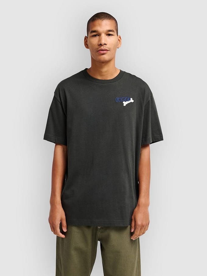 RVCA Dalas Tiger Palm T-Shirt zwart