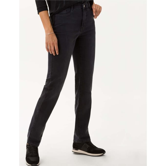 Brax Dames Jeans  Style MARY, denim donkergrijs, maat 34