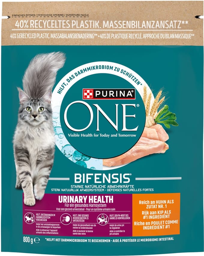 Purina ONE Urinary Health - Kip & Tarwe - 2 x 800 gram