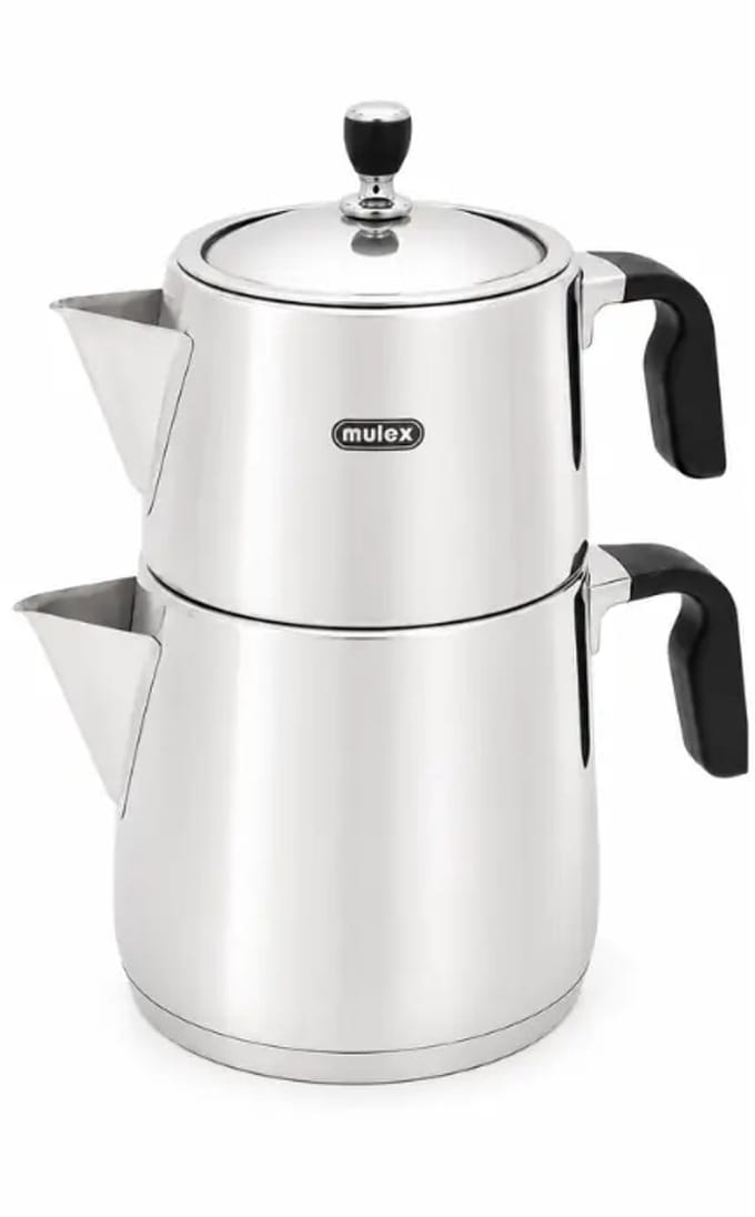 Mulex theepotset – siliconen handgrepen – 1,0/3,0 liter – inductie