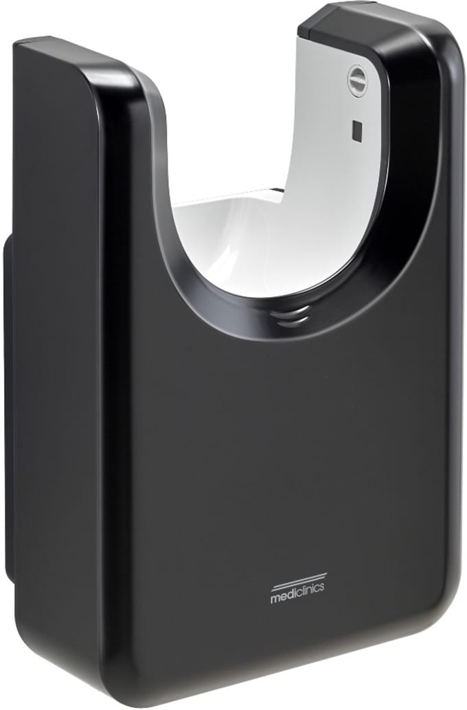 Mediclinics - handendroger - U-Flow - zwart - automatisch