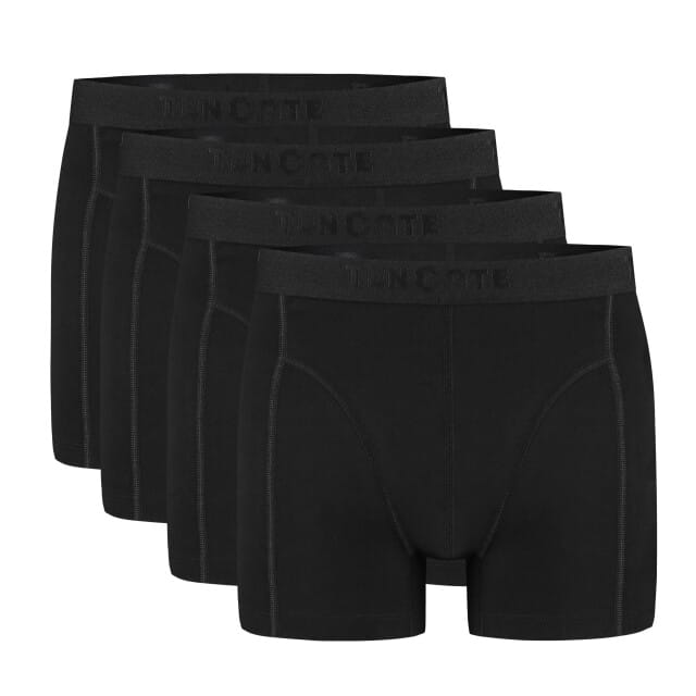 Ten Cate Basics shorts zwart 4-pack voor Heren | Maat S