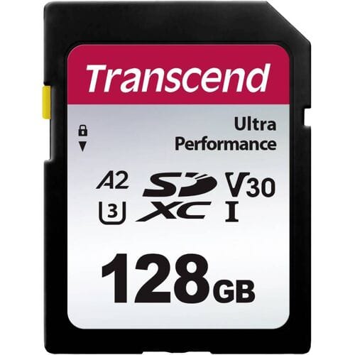 Transcend TS64GSDC340S SDXC-kaart 128 GB A1 Application Performance Class, A2 Application Performance Class, v30 Video Speed Class, UHS-Class 3