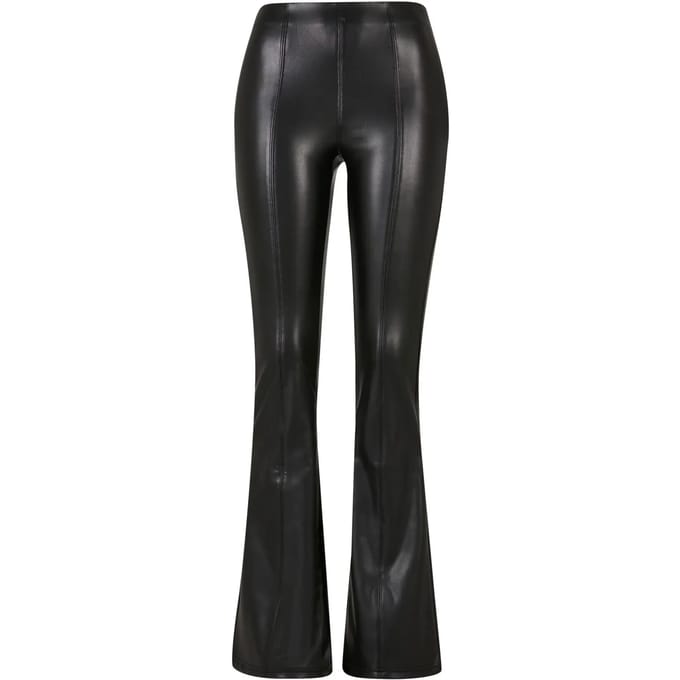 Uitlopende broek in synthetisch leer voor dames Urban Classics GT