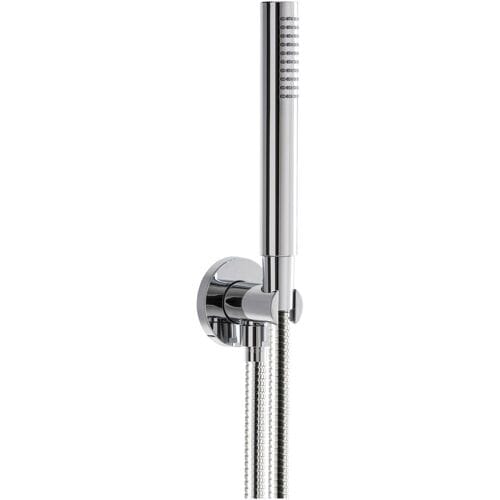 Herzbach LIVING SPA bath set with cone holder and shower connection bend, round 11.620222.4.01